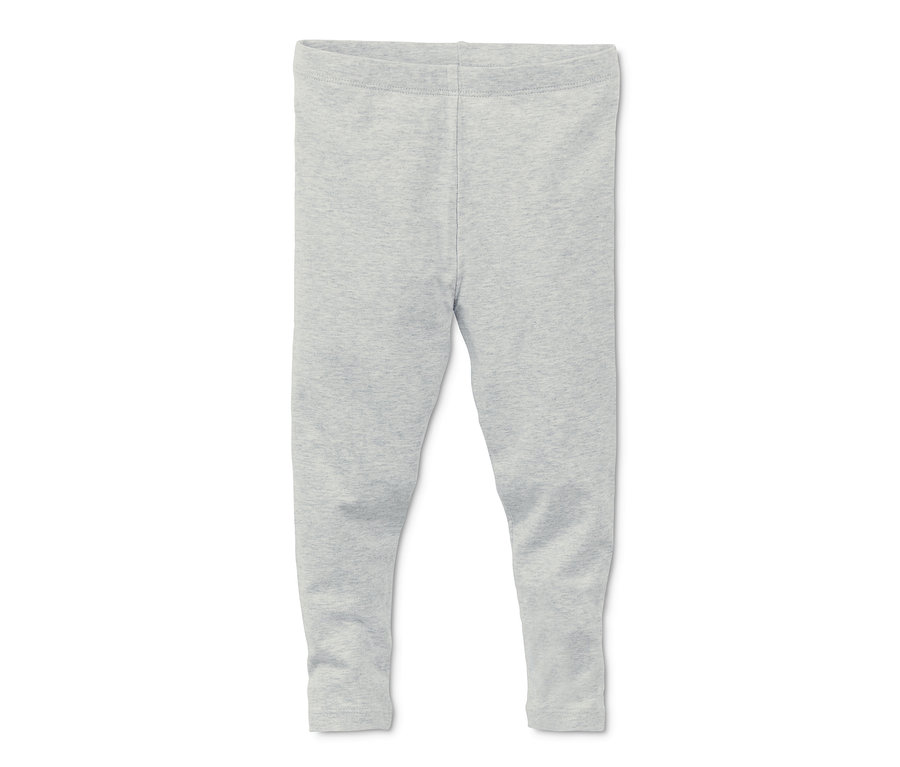 Graue 2 Leggings auf weißem Hintergrund.