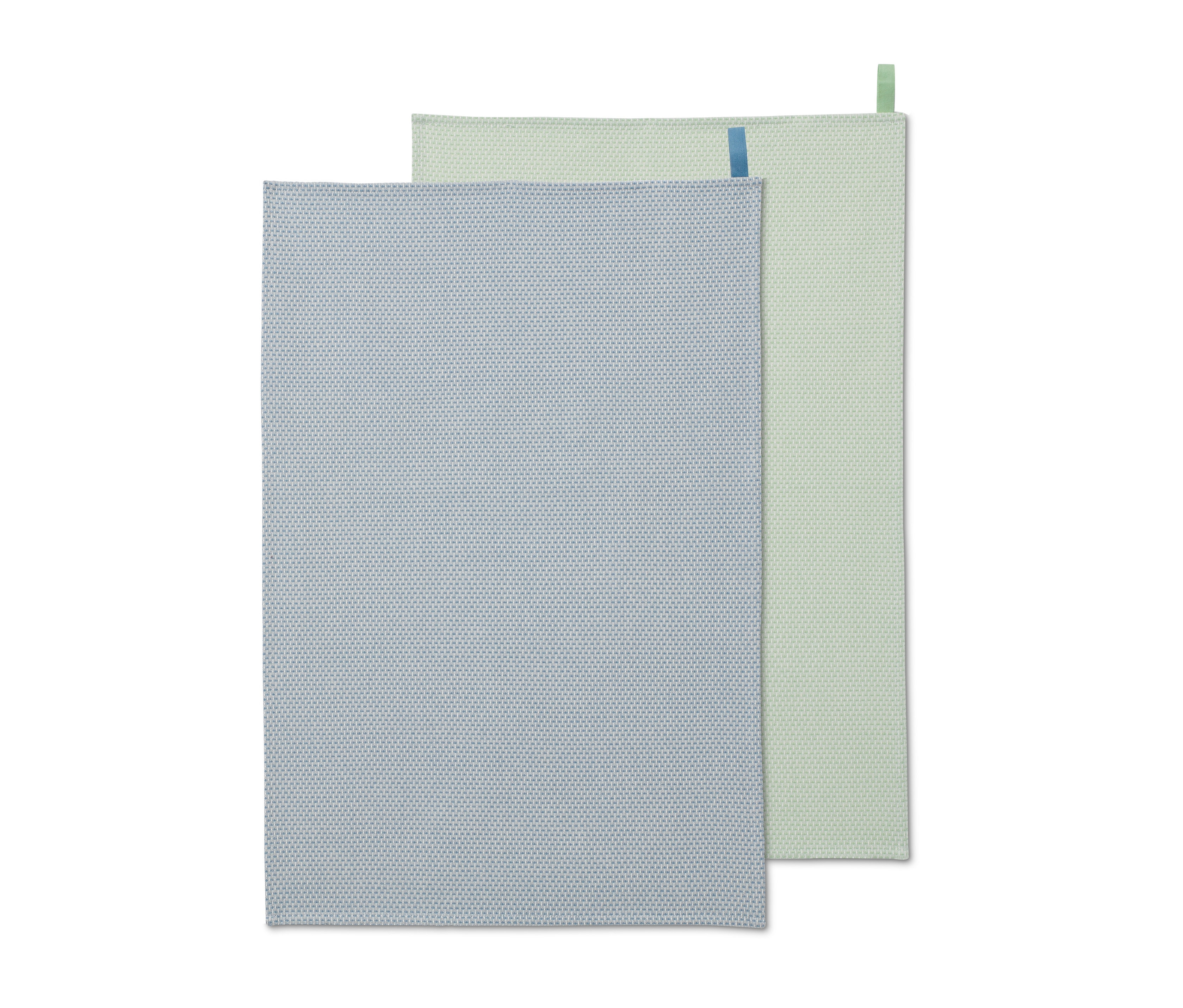 Zwei Geschirrtücher liegen übereinander.