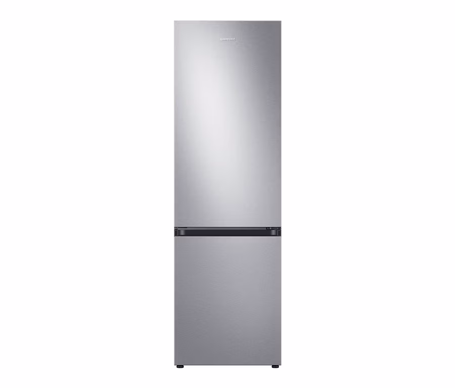 Silberfarbene Samsung Kühl-Gefrier-Kombination »RL36T600CSA/EG«.