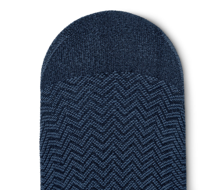 Detailaufnahme von 2 Paar Sneaker-Füßlingen.