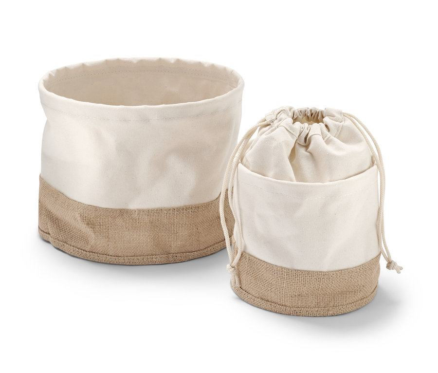 Zwei Aufbewahrungsbeutel.