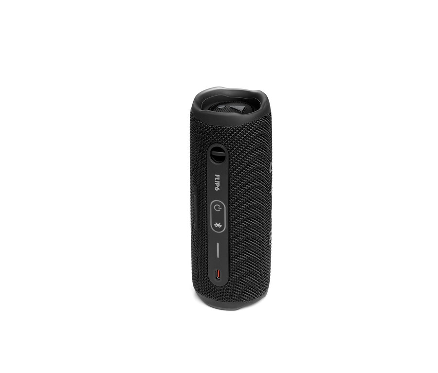 Schwarzer JBL Flip 6 Lautsprecher.
