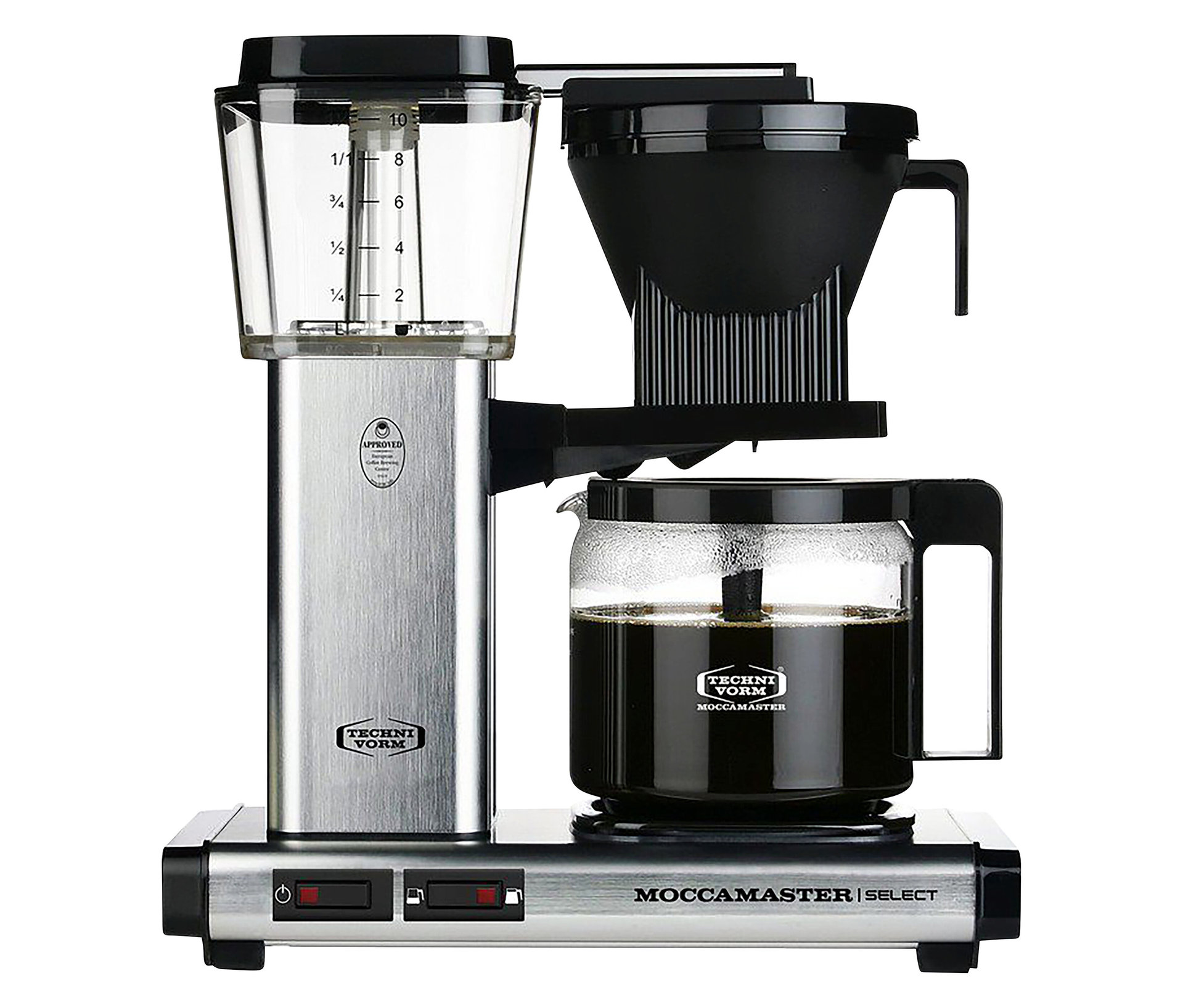 Filterkaffeemaschine »Moccamaster KBG Select«, alu gebürstet