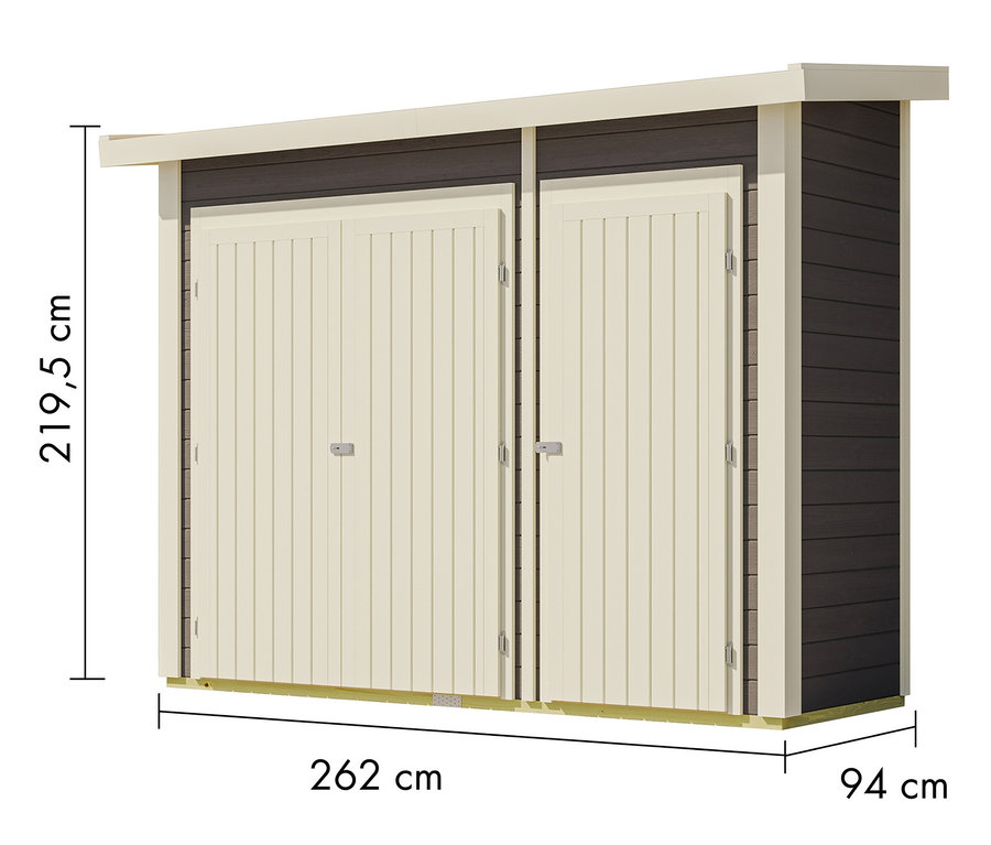 Abbildung eines Karibu Geräteschranks, 28 mm.