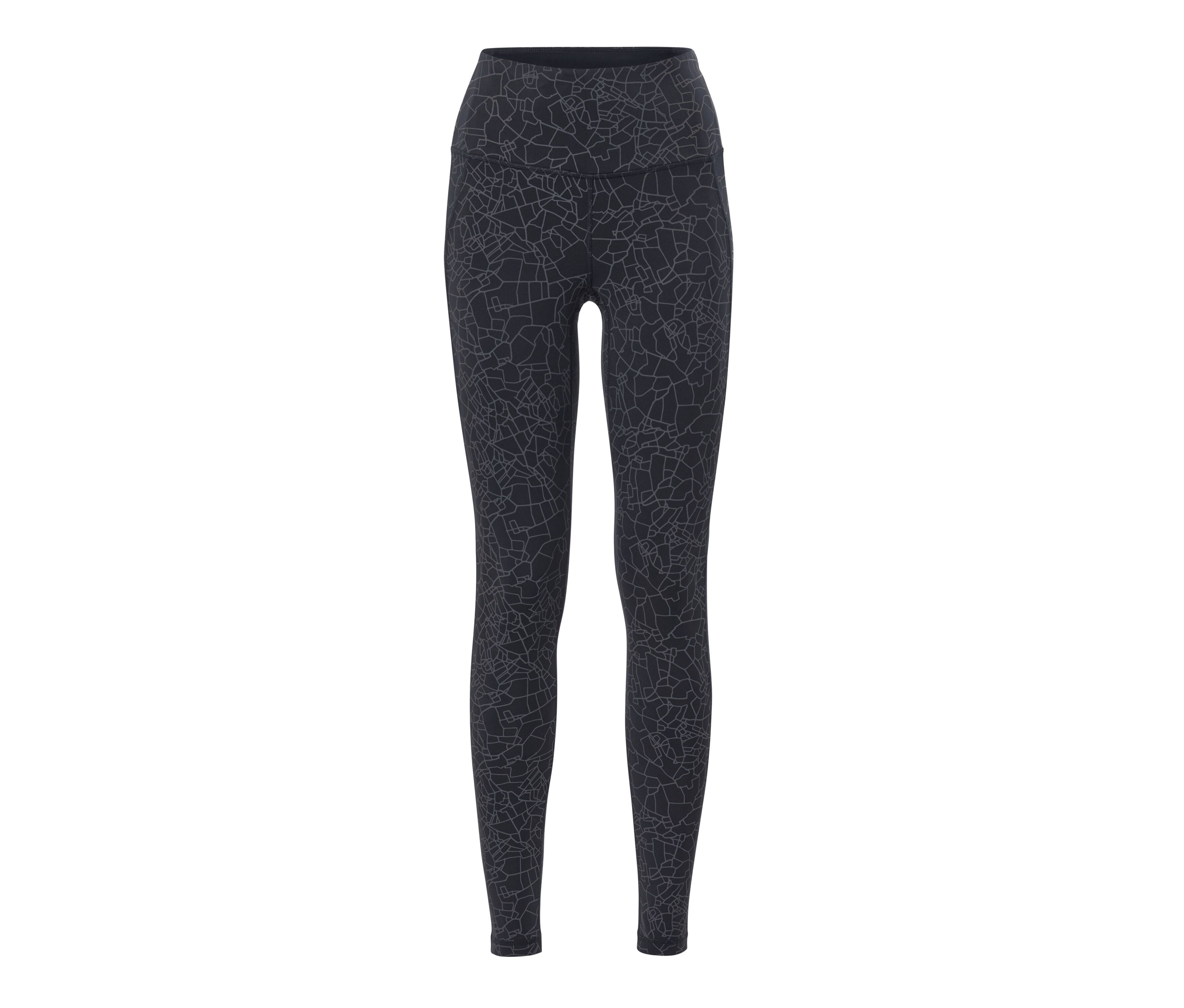 Tchibo - Sporttight - Damen - Gr. XL - schwarz/print