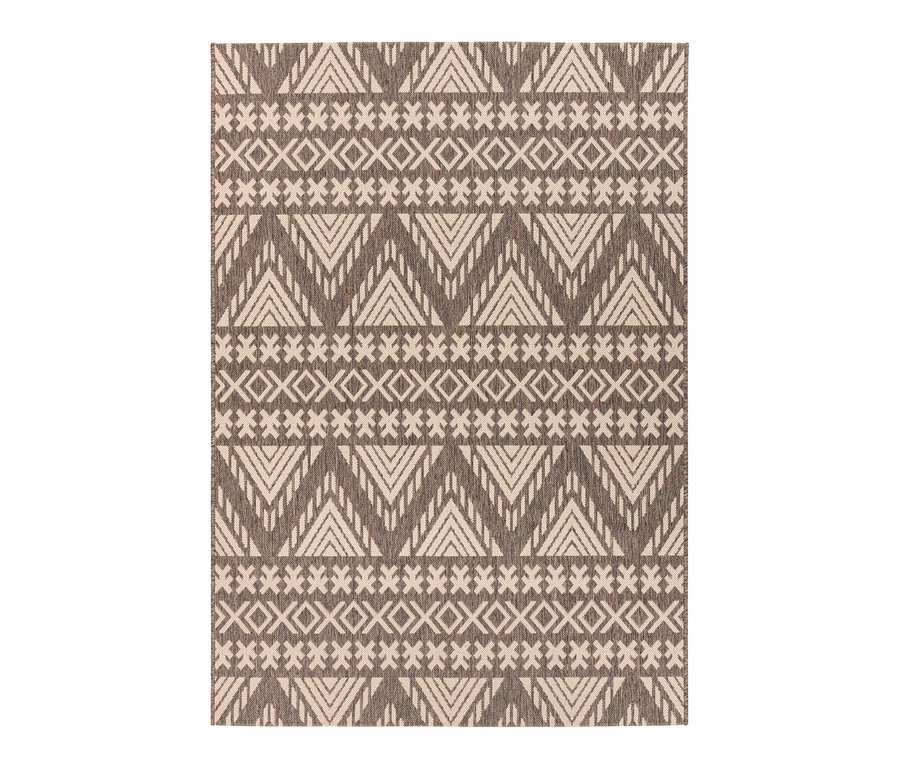 Creme Kayoom Outdoorteppich »Splash 500« mit geometrischem Muster.