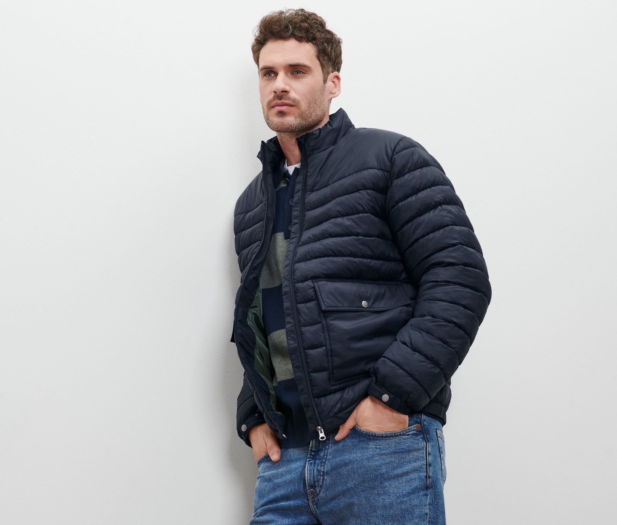 Thumbnail - Tchibo - Steppjacke - Herren - Gr. XL - dunkelblau