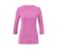 Rosa Shirt mit 3/4-Arm.