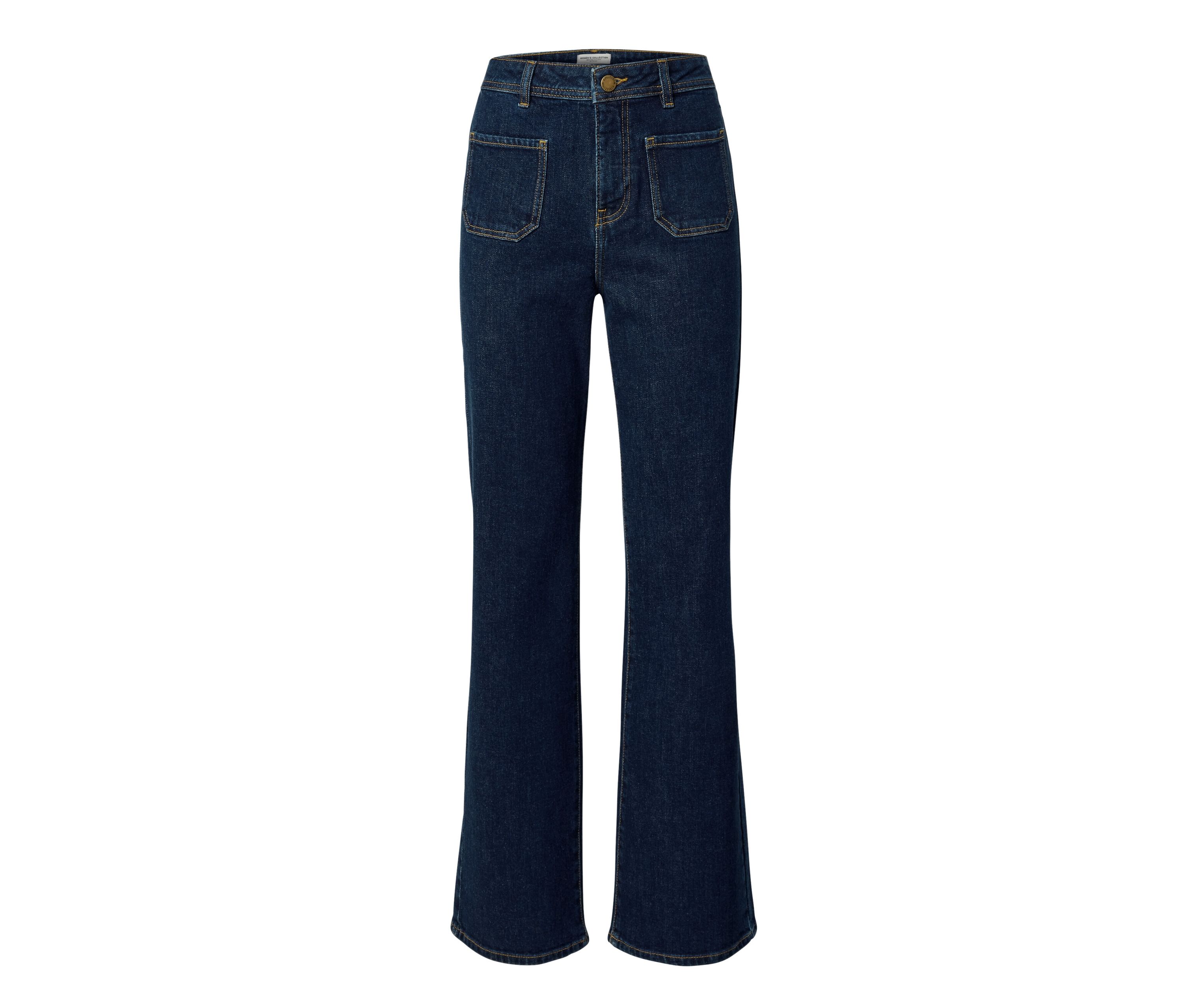 Tchibo - Flared Jeans – Fit »Cara« - Damen - Gr. 46 - dunkelblau