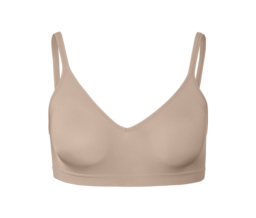 Detailaufnahme von Seamless-Soft-BH, beige.