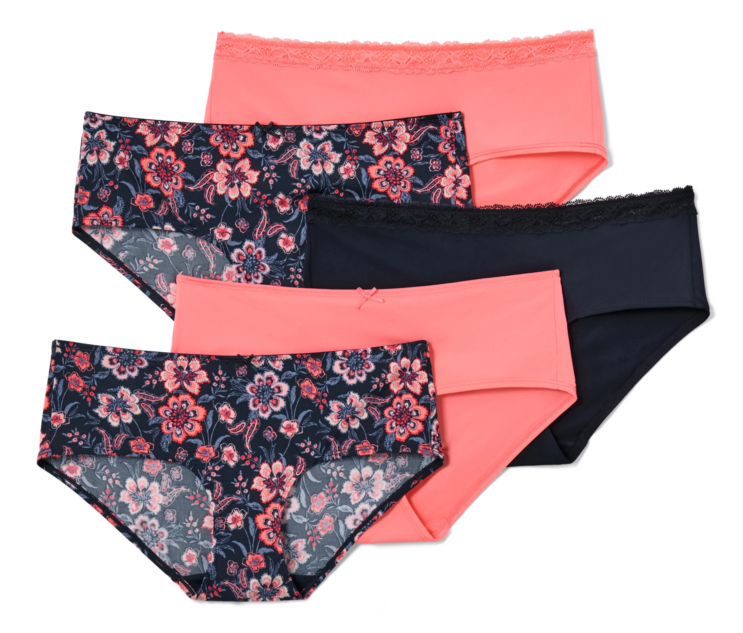 2x 1 günstig Kaufen-Tchibo - 5 Pantys - Damen - Gr. L - dunkelblau. Tchibo - 5 Pantys - Damen - Gr. L - dunkelblau <![CDATA[5 Pantys, blau Farbe: 2x papaya, 1x dunkelblau, 2x dunkelblau mit floralem Alloverprint Material: 91% Polyamid, 9% Elasthan Spitze 92% Polyamid, 8% Ela