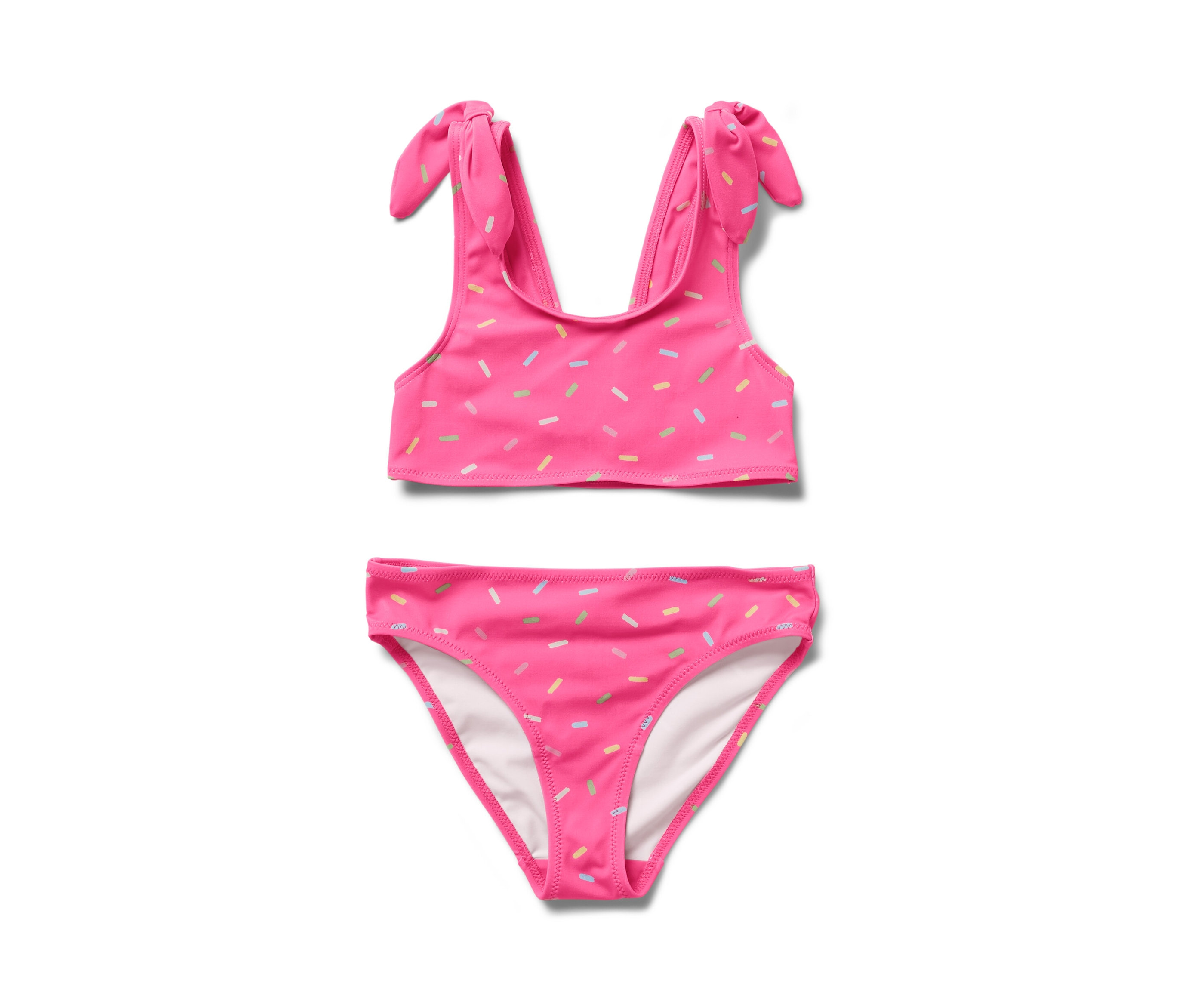 Tchibo - Kinder-Bikini - Mädchen - Gr. 98/104 - pink/print - Polyamid