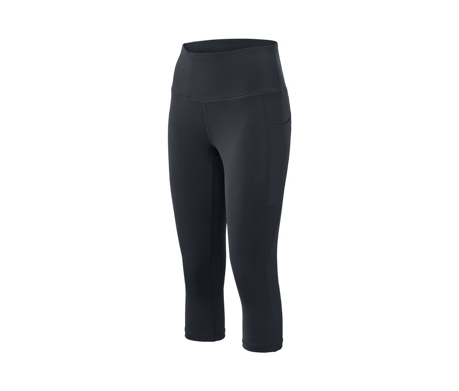 Schwarze 3/4-Sport-Tight.