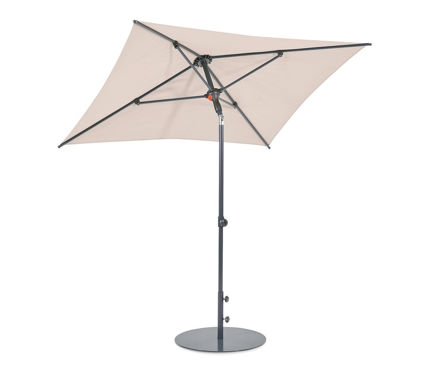 Leco Balkon-Sonnenschirm, ca. 160 x 200 cm, beige.