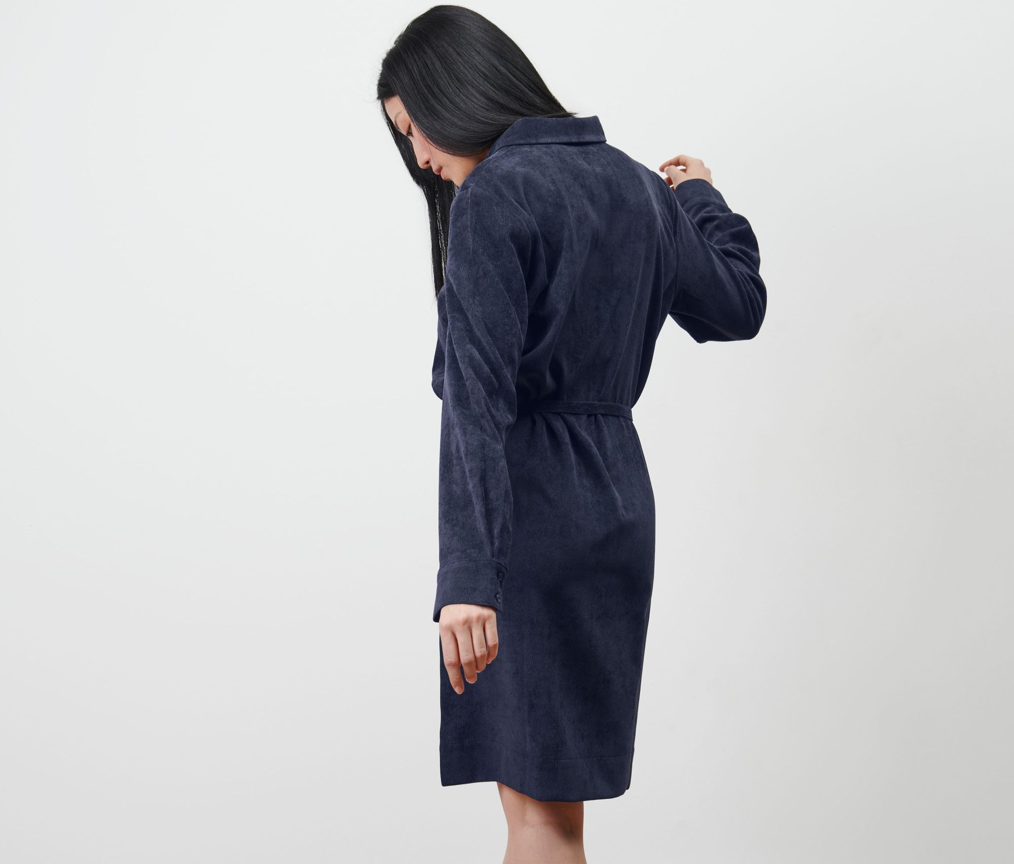 Thumbnail - Tchibo - Cordkleid - Damen - Gr. 36 - dunkelblau