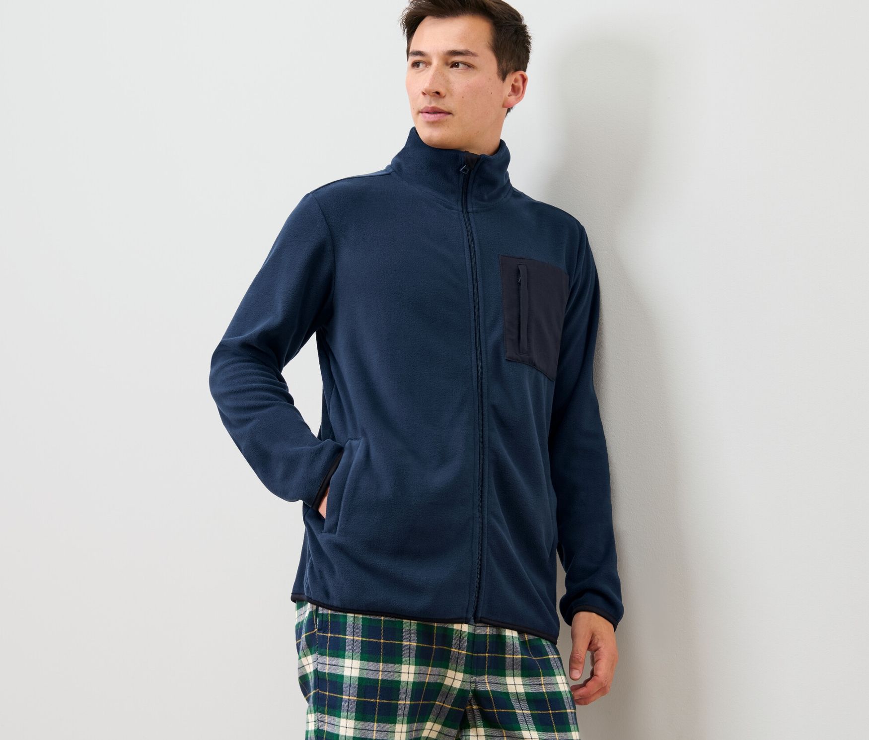 Thumbnail - Tchibo - Fleece-Jacke - Herren - Gr. M - dunkelblau