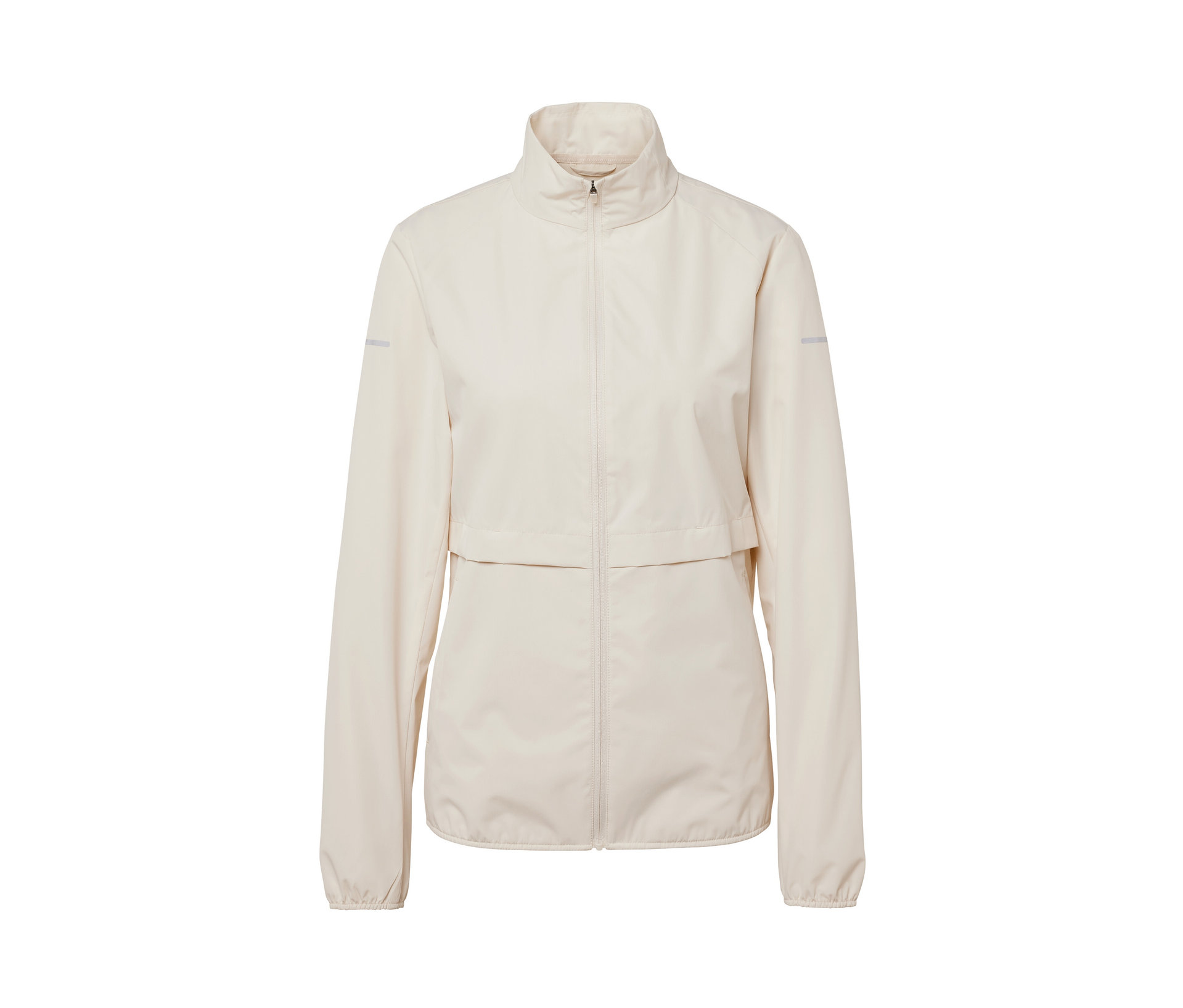 Windprotection-Laufjacke - Damen - Gr. 42 - beige - beige
