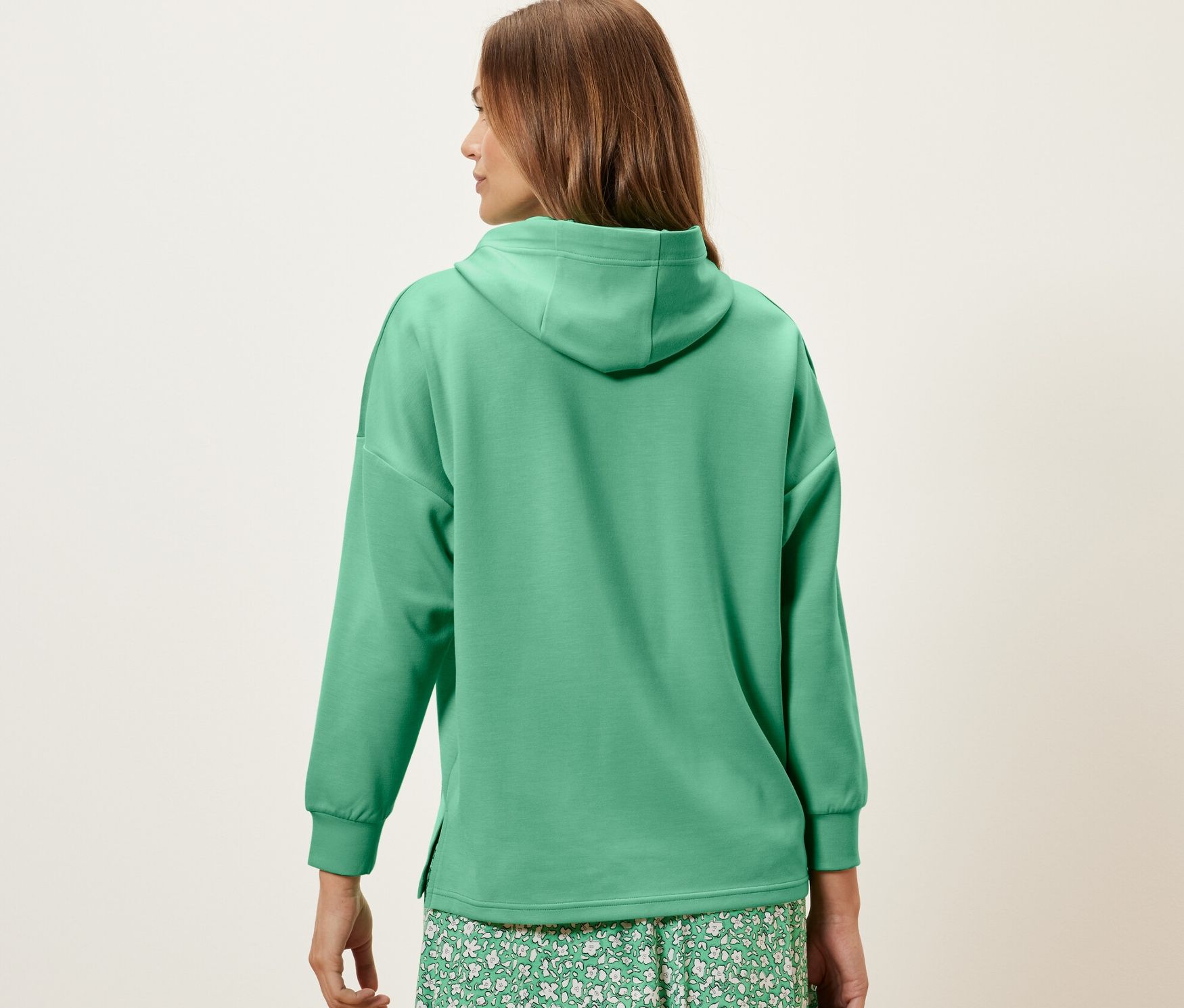 Thumbnail - Tchibo - Hoodie aus Modal-Mix - Damen - Gr. XXL - grün
