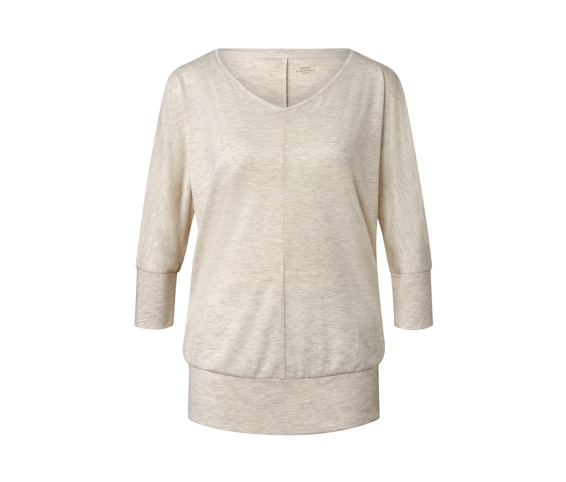 Yogashirt - Damen - Gr. L - beige - beige
