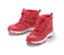 Zwei rote Kinder-Thermostiefel.