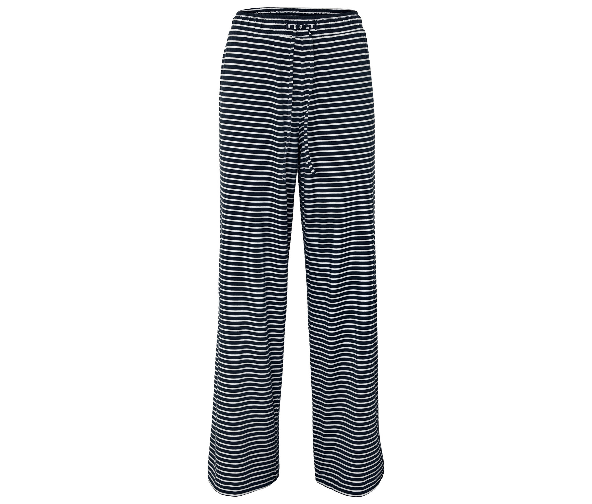 Relaxhose - Damen - Gr. S - dunkelblau/gestreift - dunkelblau