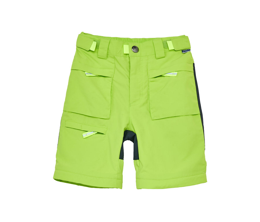 Grüne Jako-O Zipp-off Hose mit Taschen.