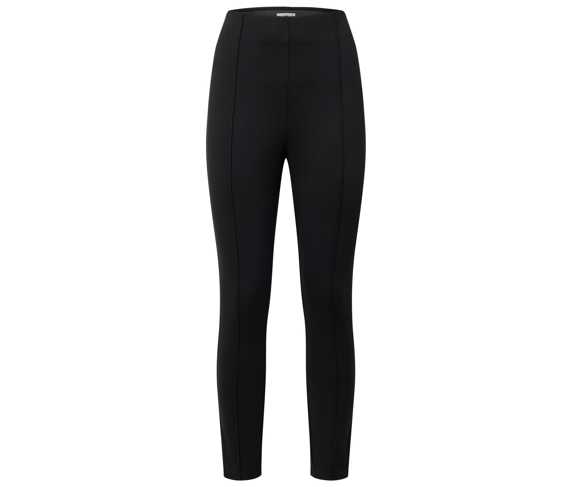 Heavy-Leggings mit Biese - Damen - Gr. XL - schwarz - schwarz