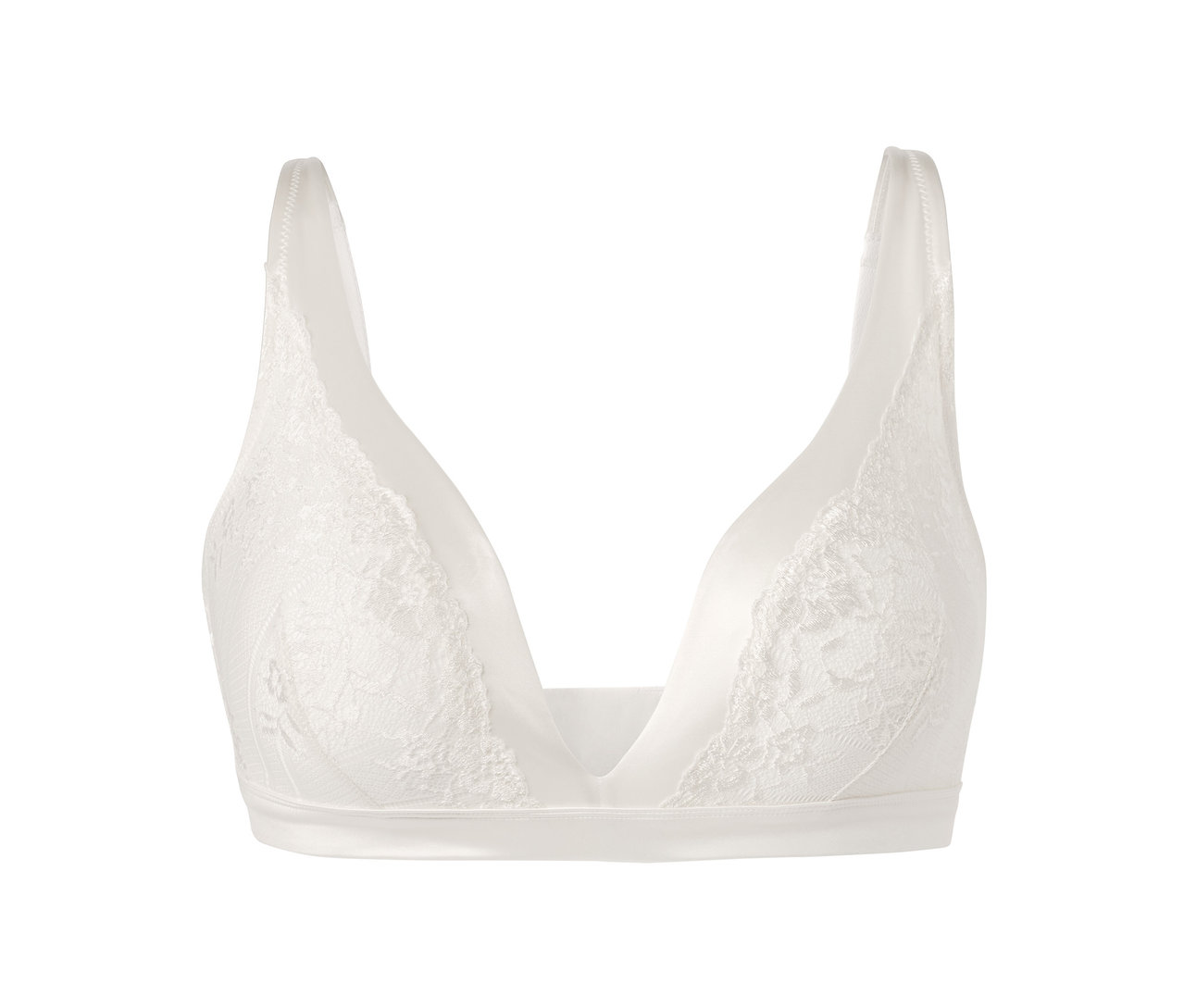 Ein cremeweißer Soft-BH.