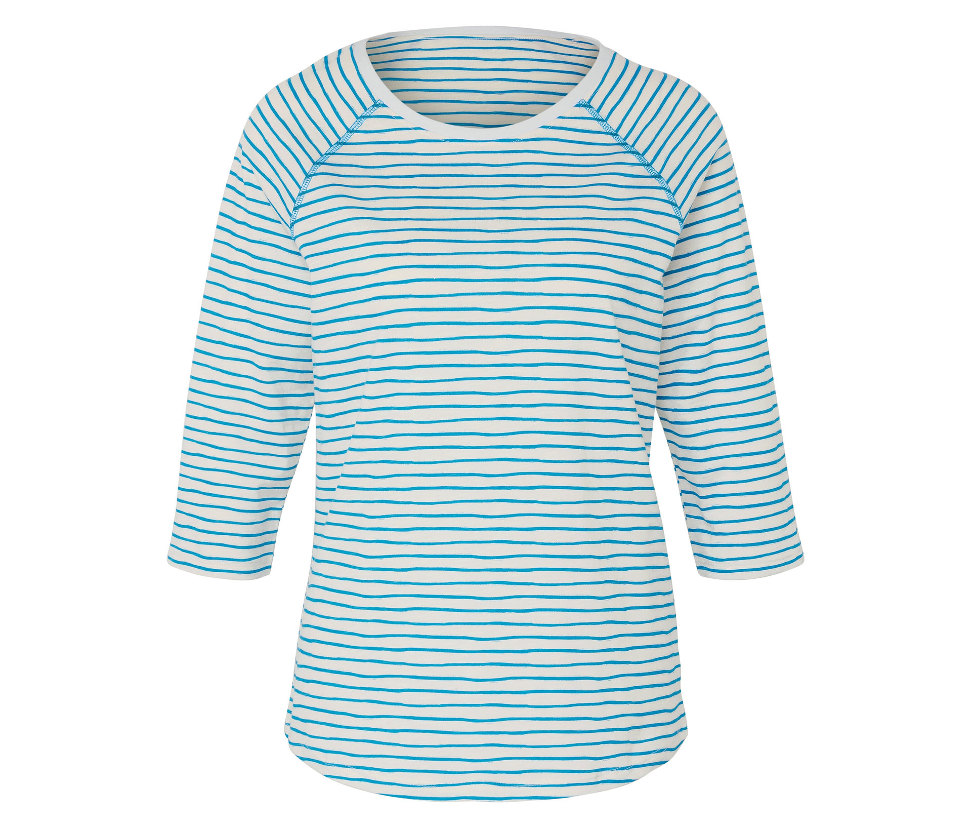 Tchibo - Gestreiftes Shirt mit 3/4-Arm - Damen - Gr. XL - blau/gestreift