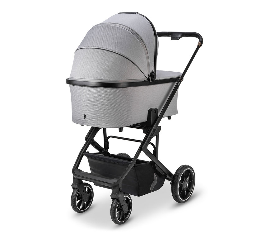 Grauer Osann Kombi-Kinderwagen Juntos.