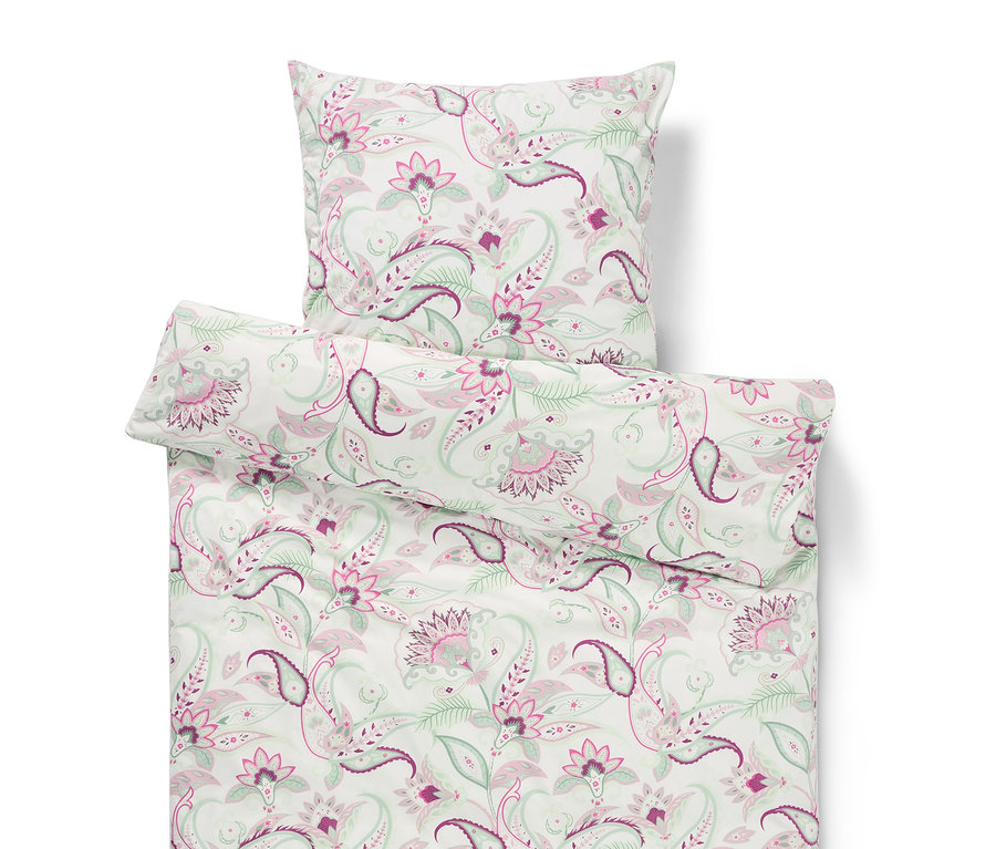 Renforcé-Bettwäsche mit Paisley-Muster in Doppel-, Normal- und Übergröße.