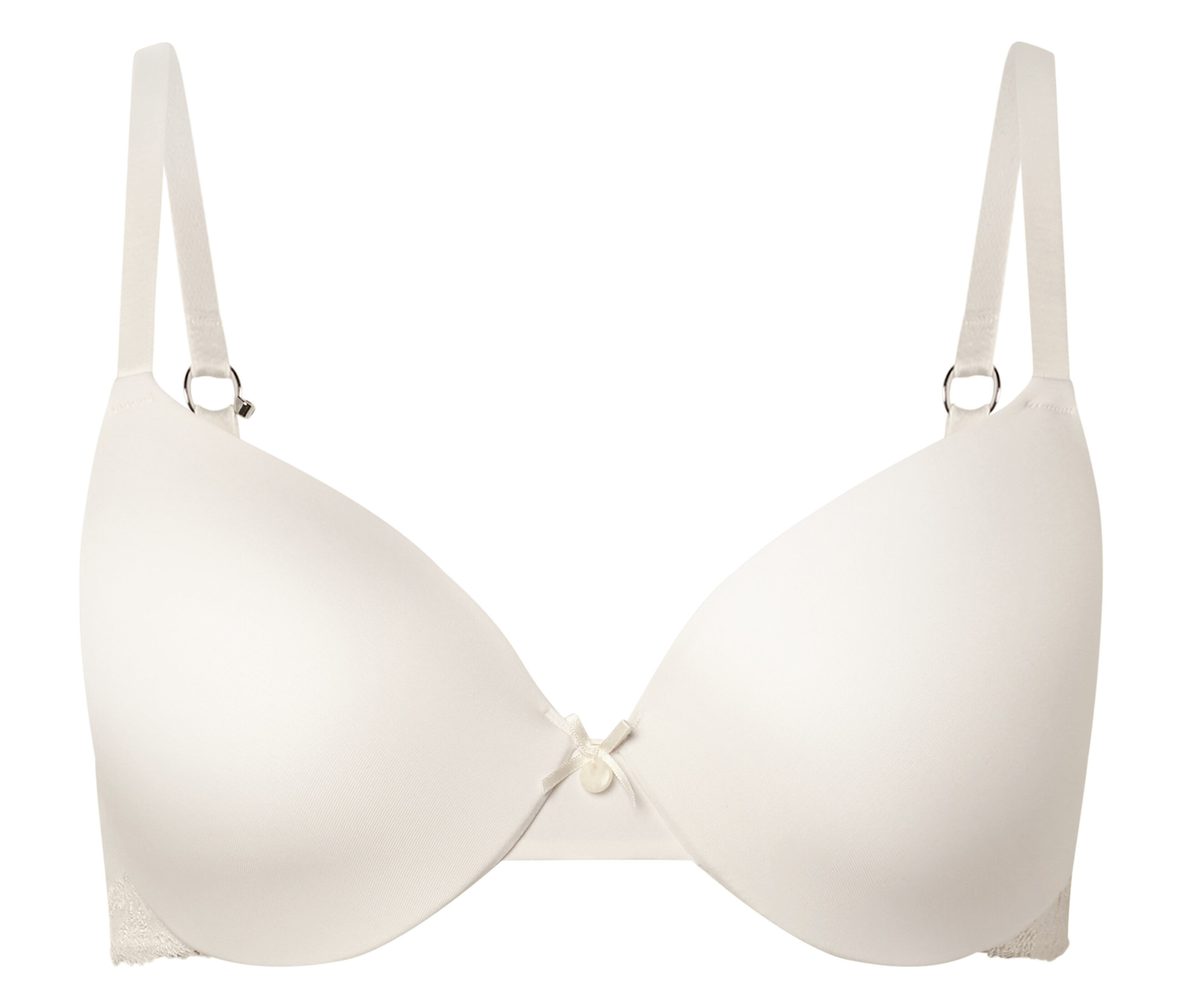 T-Shirt-BH - Damen - Gr. 80C - creme - creme
