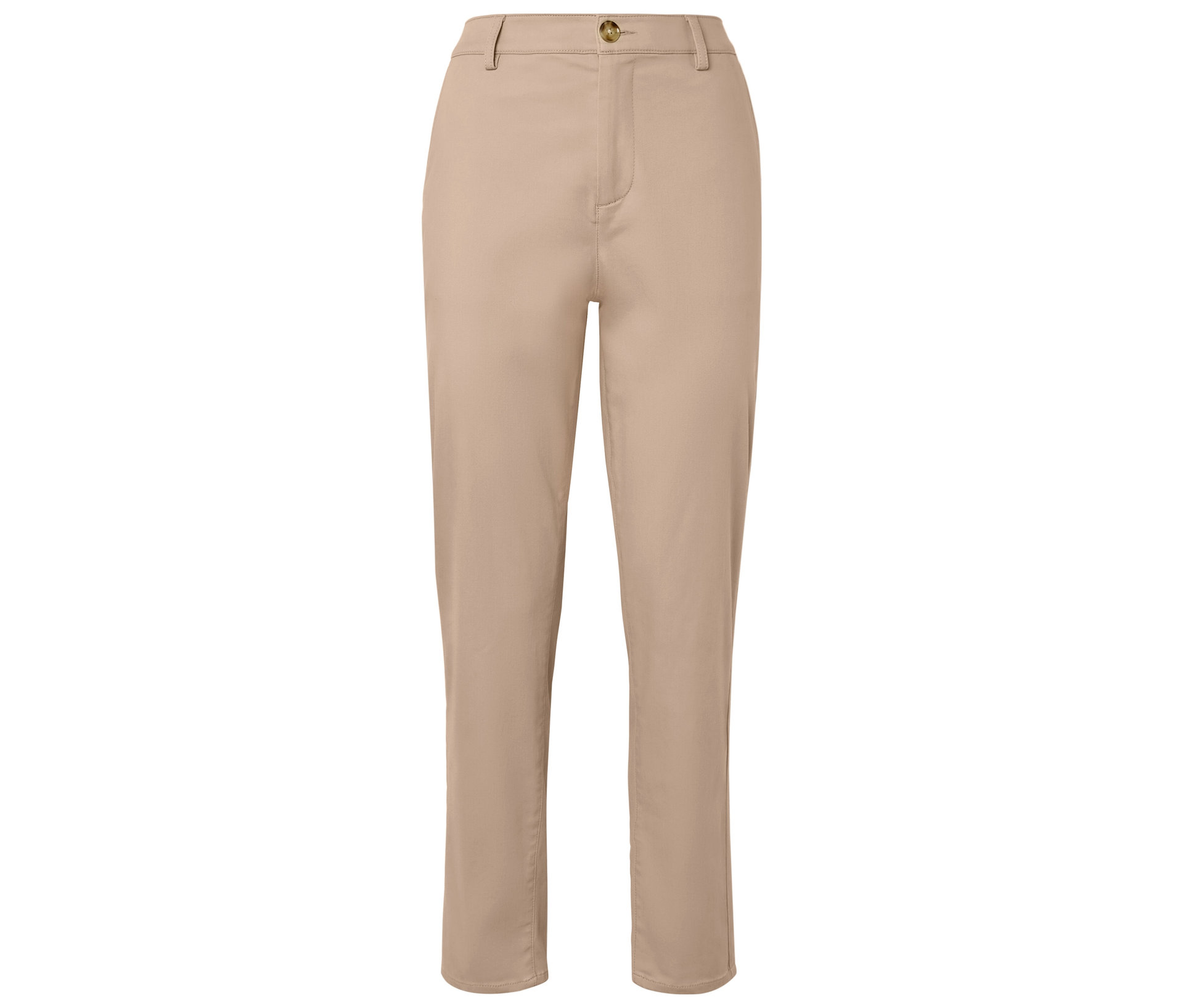 Chino - Damen - Gr. 40 - beige - beige