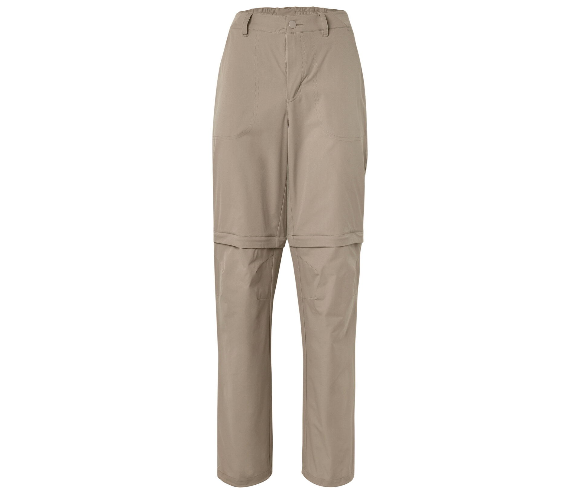 In-1-Outdoor-Funktionshose - Damen - Gr. 42 - beige - beige