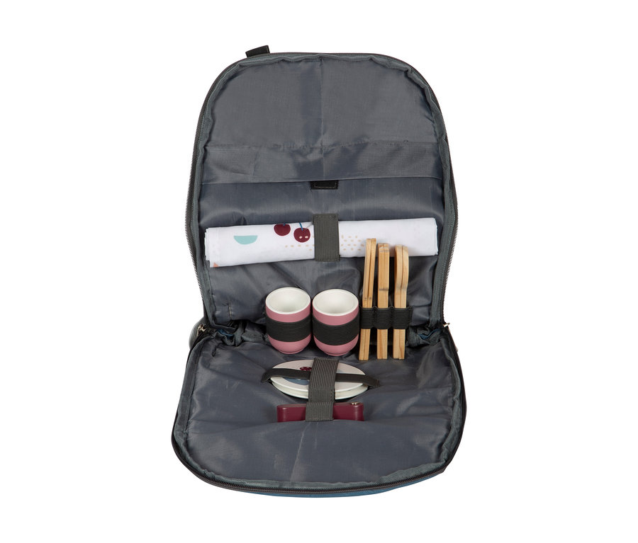Offener small foot Picknickrucksack »tasty« mit Ausstattung.