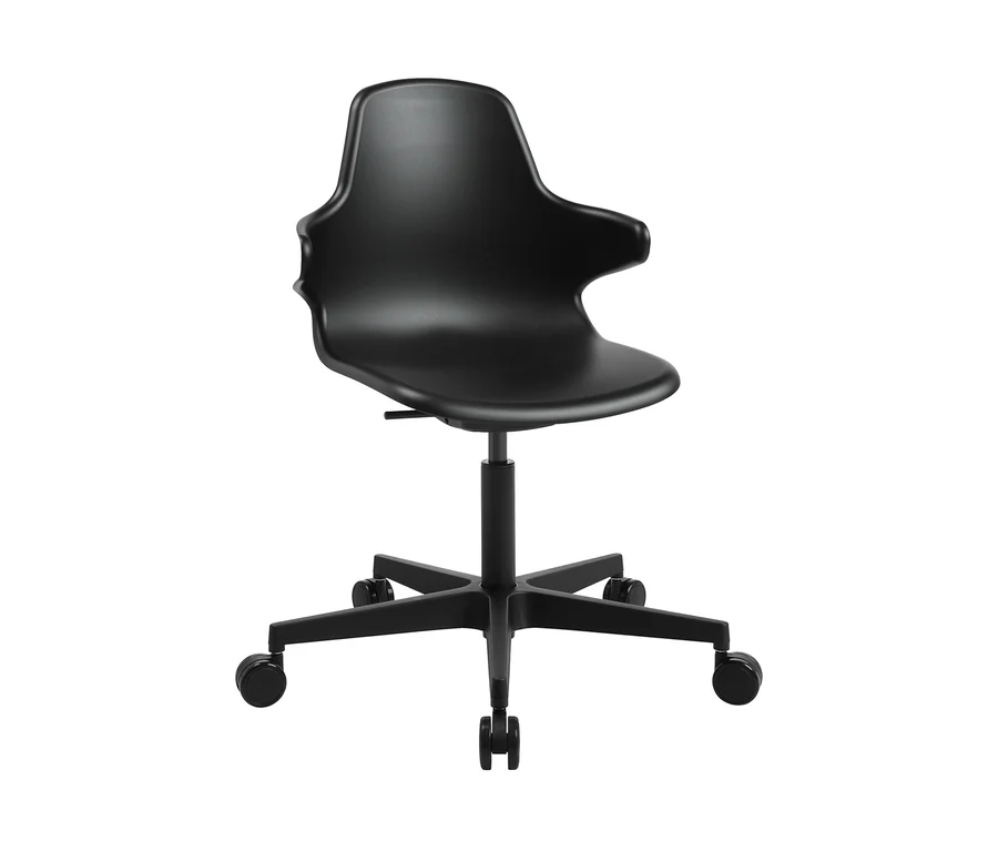 Ein Topstar-Bürostuhl »SITNESS Life 20« in Schwarz vor einem weißen Hintergrund.