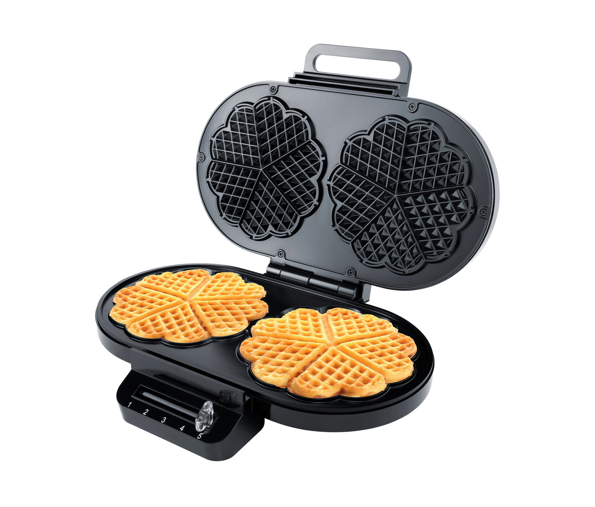 Steba-Doppel-Waffeleisen »WE 2« - schwarz