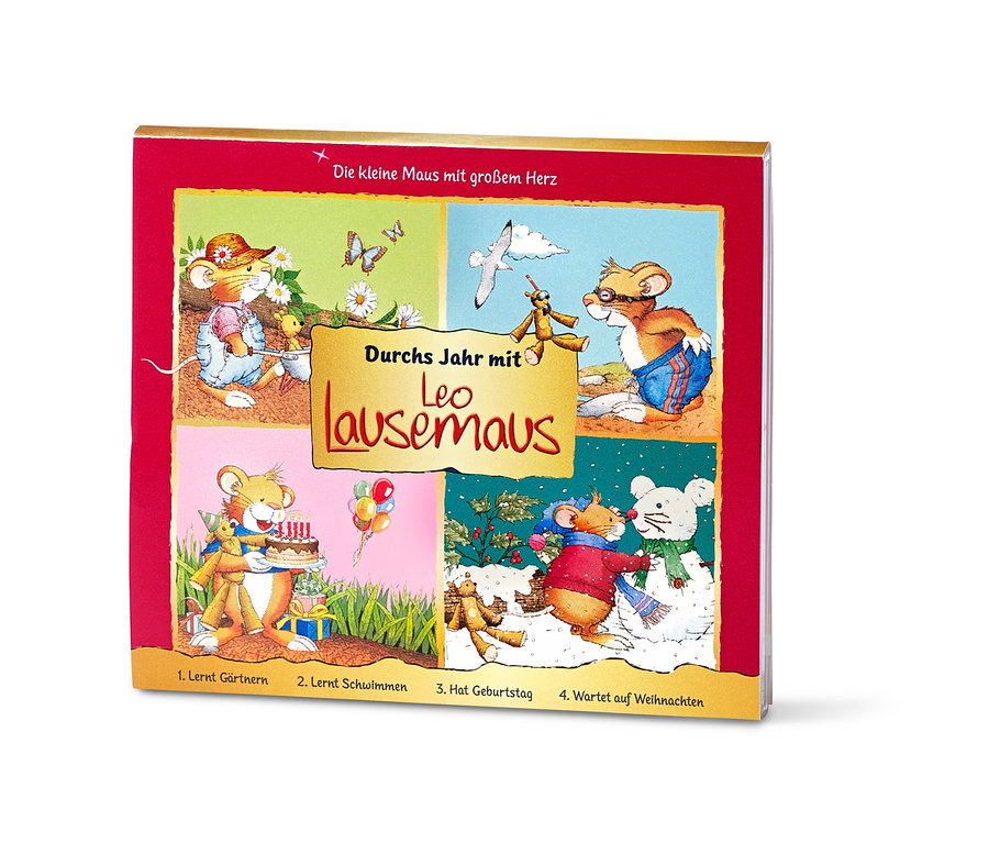 Cover des Hörspiels »Durch’s Jahr mit Leo Lausemaus«.