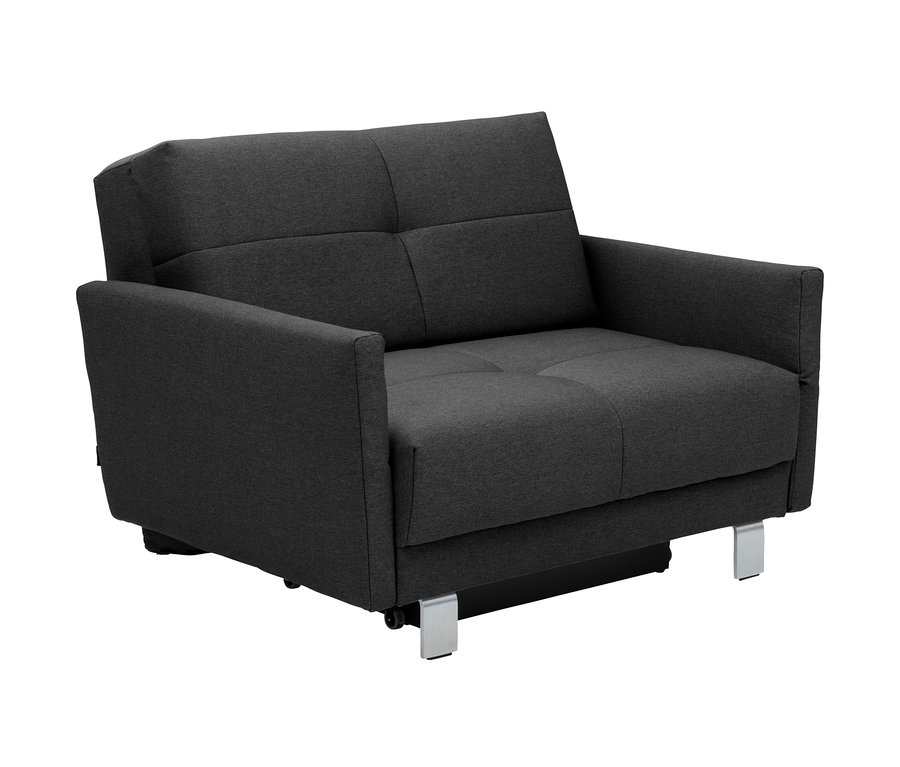 Graphitfarbener Max Winzer®-Schlafsessel »Vincent 100«.