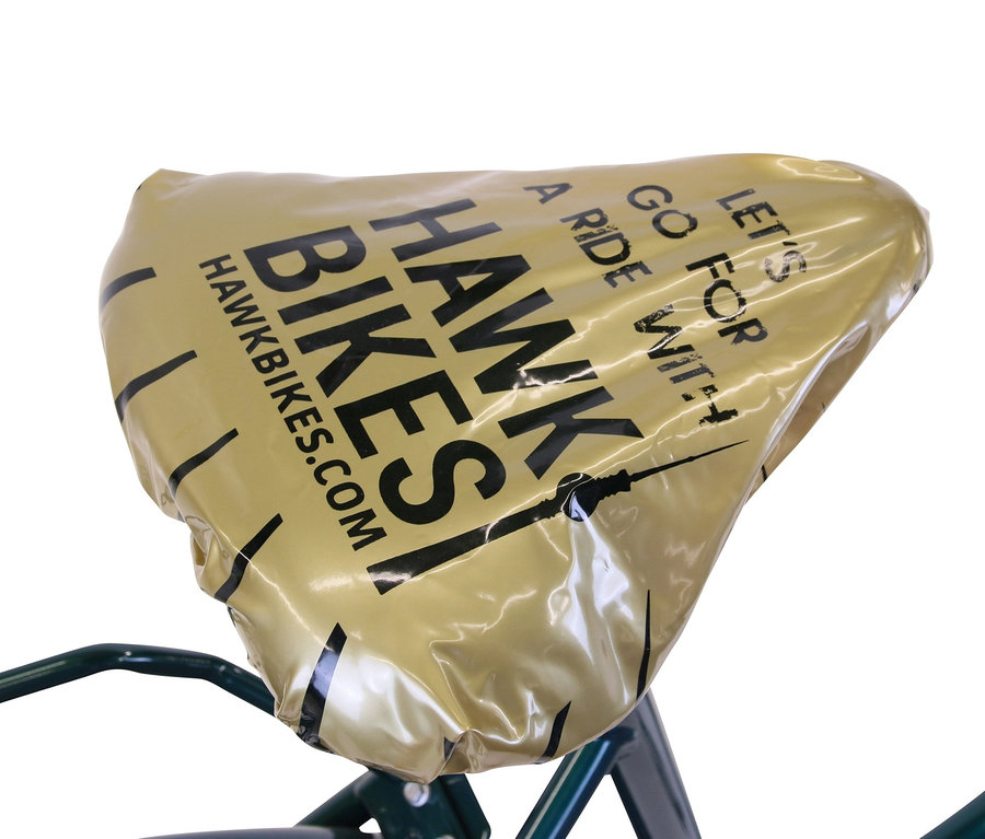 Sattel des HAWK Bikes Cityrads »City Classic Joy British Green«.