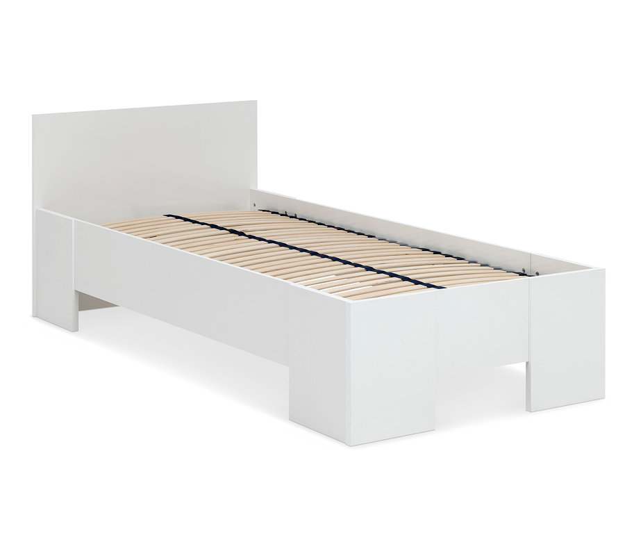 Weißes Schildmeyer-Jugendbett »Laurin«, ca. 90 x 200 cm, inklusive Lattenrost.