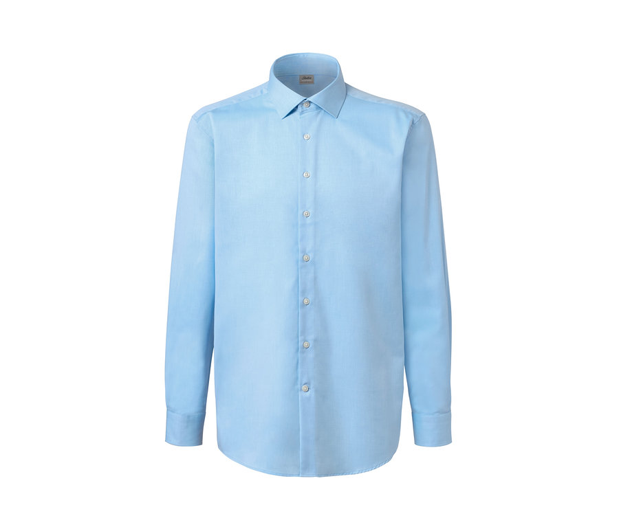 Hellblaues Hemd, Comfort Fit.