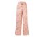 Relaxhose, apricot - Apricot mit mehrfarbigem Blumen-Alloverprint