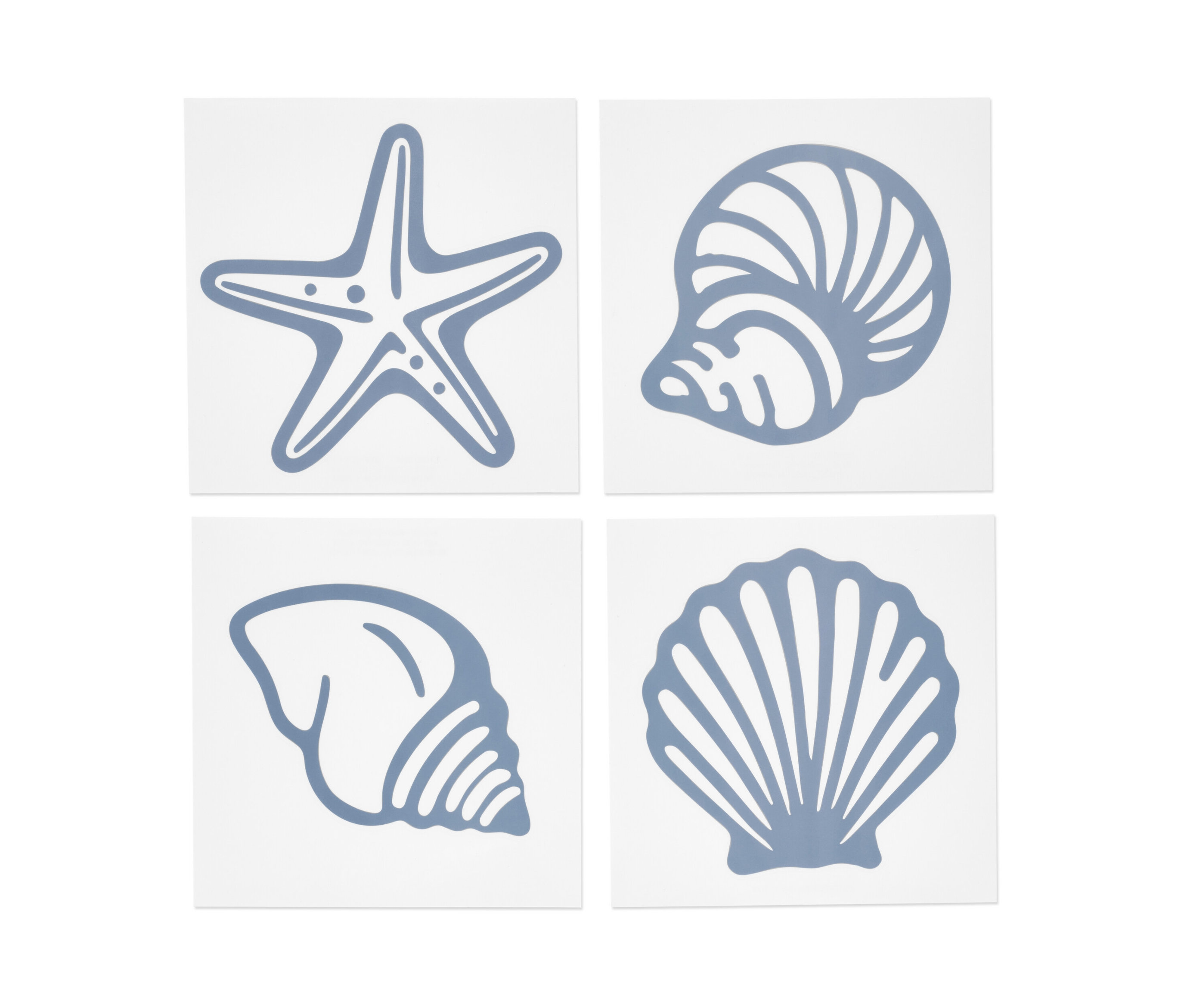 Tchibo - Maritime Fliesenaufkleber - hellblau - Kunststoff