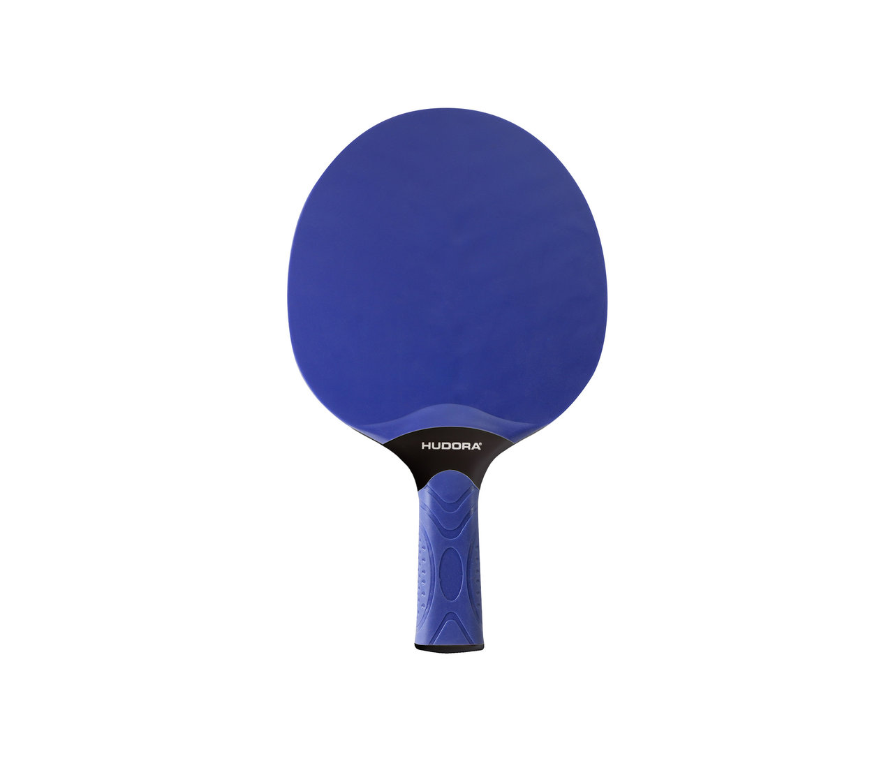 Blauer Tischtennisschläger von Hudora.