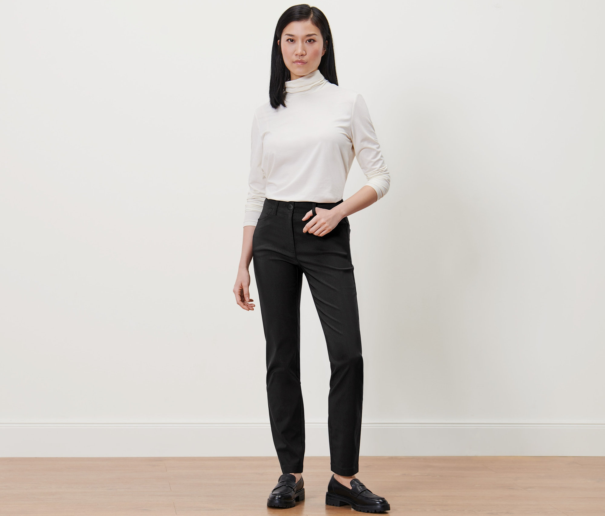 Thumbnail - Tchibo - Bengalin-Hose - Damen - Gr. 38 - schwarz