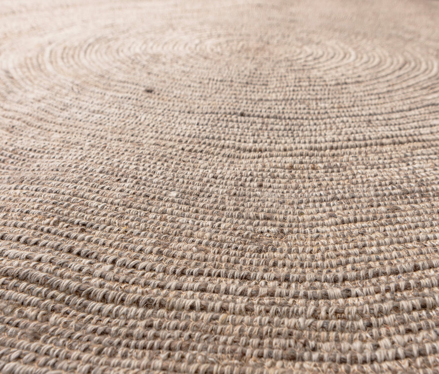 Detailaufnahme von Woood Teppich »Utopia« 200 cm, natural.