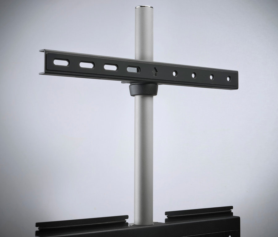 Detailaufnahme eines ONE FOR ALL Universal-TV-Ständers »Quadpod WM7476«.