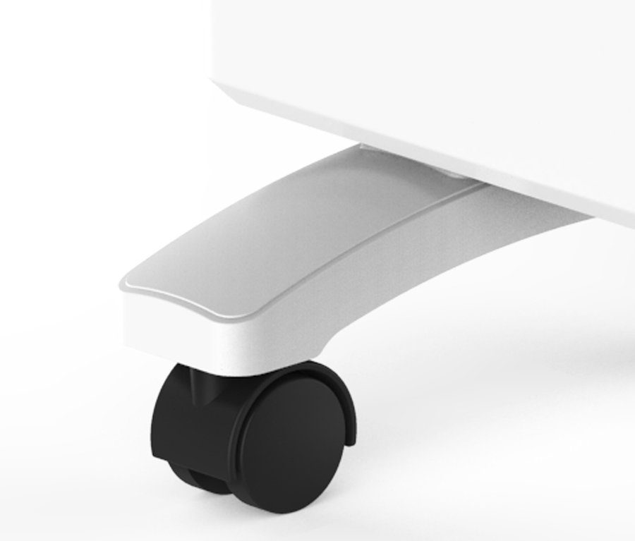 Detailaufnahme einer Rolle des Flächenheizgeräts »99401«.