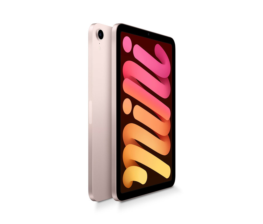 Rosafarbenes Apple iPad mini mit WiFi 2021 8,3" 256 GB.